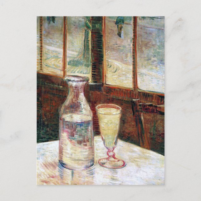 Van Gogh Still Life Absinthe Fine Art Postcard (Front)