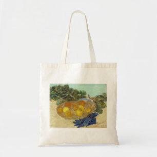 Van Gogh Still Life of Oranges Lemons Blue Gloves Tote Bag