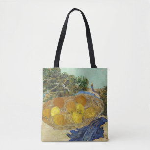 Van Gogh Still Life of Oranges Lemons Blue Gloves Tote Bag