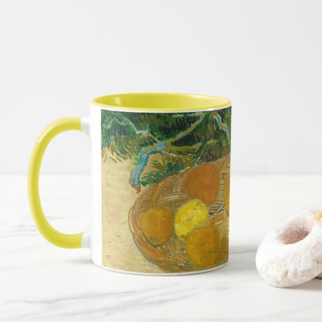 Van Gogh - Still Life Oranges and Lemons  Mug (With Donut)