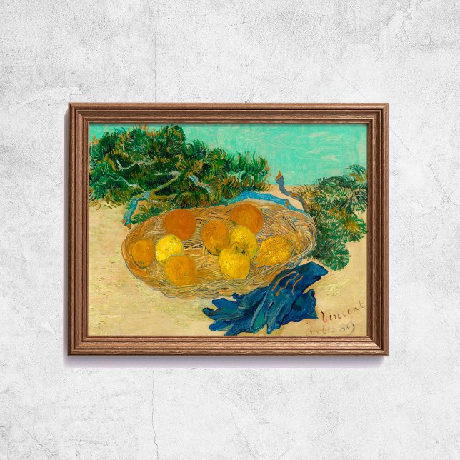 Van Gogh Still Life Oranges Lemons Old Art Poster (Van Gogh Still Life Oranges Lemons Old Art Poster
)