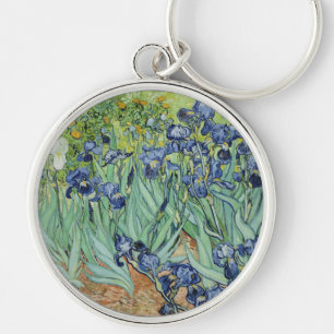 Van Gogh Still Life: Vase with Irises Key Ring