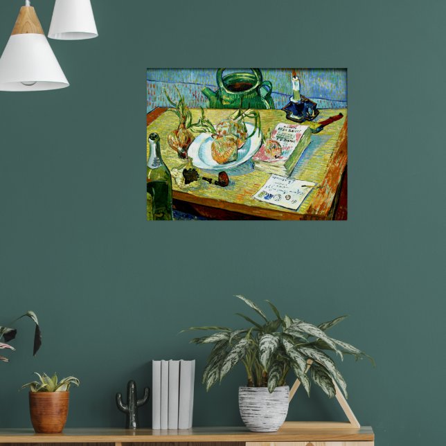 Van Gogh - Still Life with a Plate of Onions Poster (Living Room 1)