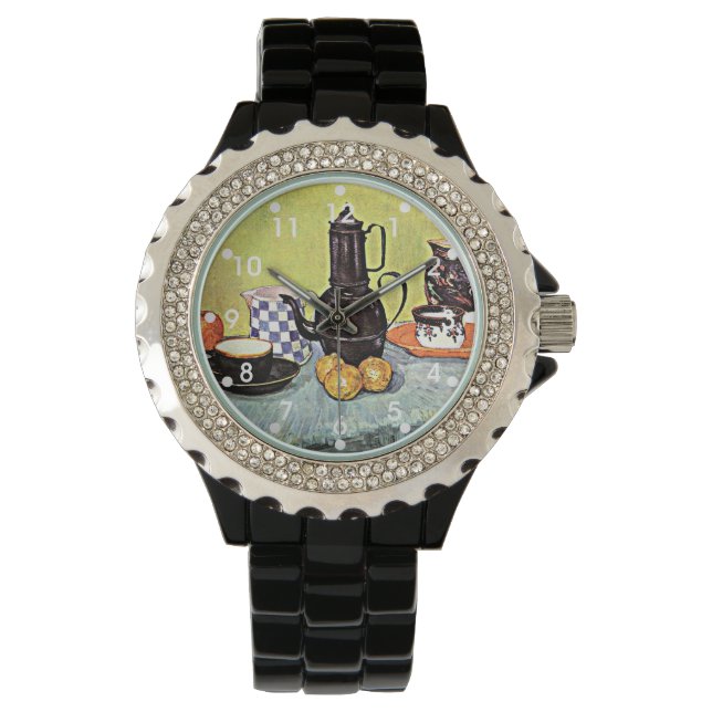 Van Gogh: Still Life with Blue Enamel Coffeepot Watch (Front)