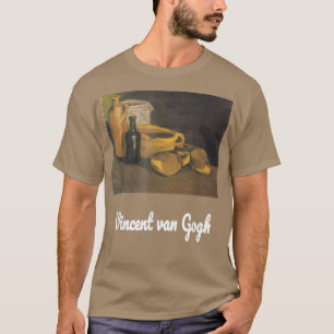 Van Gogh Still Life with Clogs and Pots Retro Vin T-Shirt