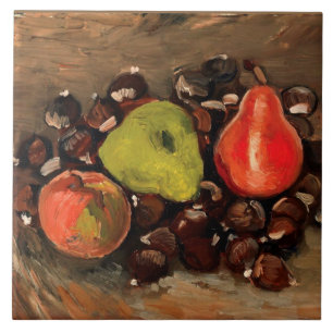 Van Gogh - Still Life with Fruit and Chestnuts Tile