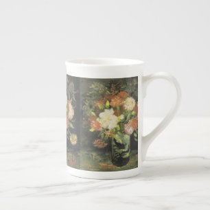 Van Gogh Still Life with Meadow Flowers and Rose Bone China Mug