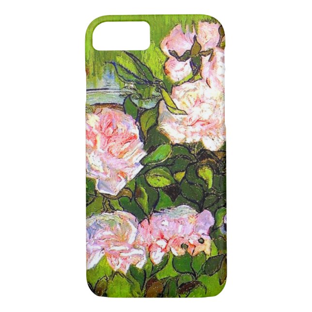 Van Gogh Still Life with Pink Roses Case-Mate iPhone Case (Back)