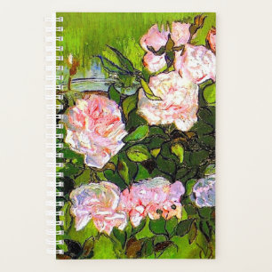 Van Gogh Still Life with Pink Roses Planner