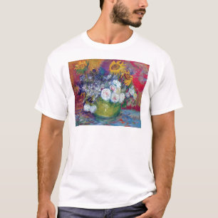 Van Gogh - Still Life With Roses And Sunflowers T-Shirt