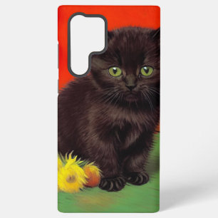 Van Gogh Style Black Cat Samsung Galaxy Case