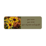 Van Gogh Style Black Eyed Susan Flowers<br><div class="desc">A digital impressionist painting of wildflowers make a bright and cheery way to dress up your mailings! Replace the text with your info.</div>