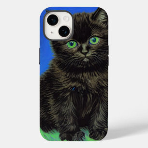 Van Gogh Style Black Kitten Case-Mate iPhone 14 Case