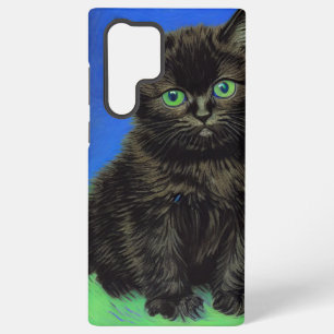 Van Gogh Style Black Kitten Samsung Galaxy Case