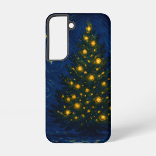 Van Gogh-style Christmas Tree Phone Case - Samsung