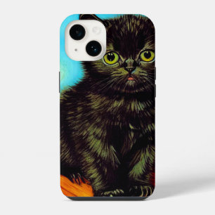 Van Gogh Style Pouting Kitten iPhone 14 Case