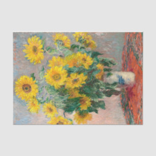 Van Gogh Sunflower Flowers Decoupaging Decoupage Tissue Paper