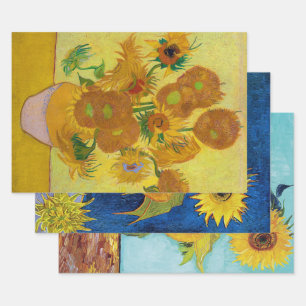 Van Gogh, Sunflower Wrapping Paper Sheet