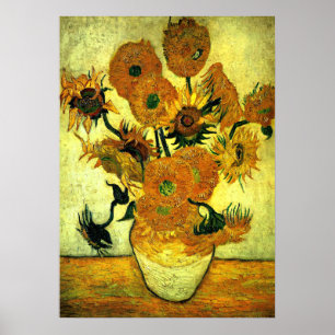 Van Gogh - Sunflowers, 14 Poster