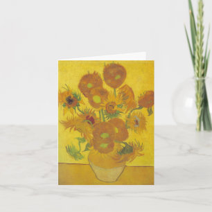 van Gogh - Sunflowers (1888) Card