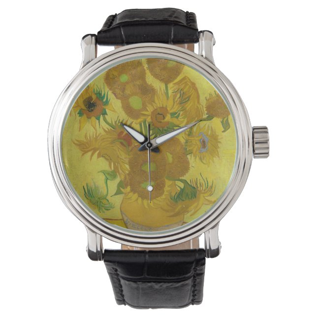 VAN GOGH - Sunflowers 1889 Watch (Front)