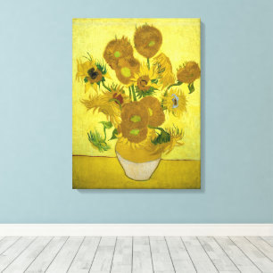 Van Gogh - Sunflowers, 4th Version, Repetition Canvas Print