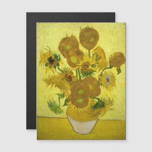Van Gogh - Sunflowers, 4th Version, Repetition Magnetic Invitation