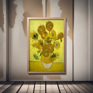 Van Gogh - Sunflowers, 4th Version, Repetition Poster