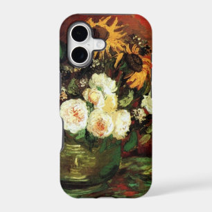Van Gogh Sunflowers and Roses