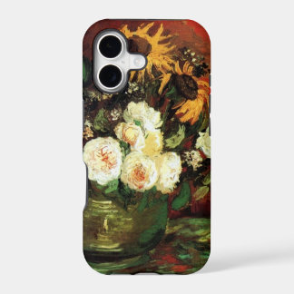 Van Gogh Sunflowers and Roses