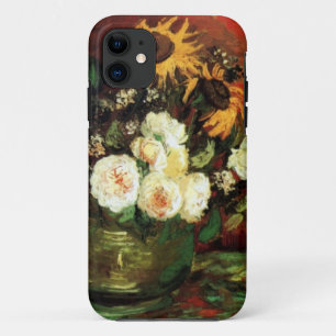 Van Gogh Sunflowers and Roses iPhone 11 Case