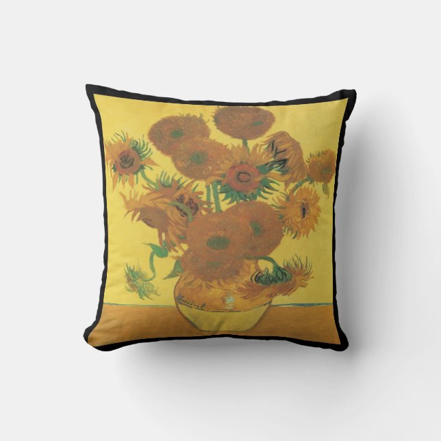 Van Gogh-sunflowers Cushion (Front)