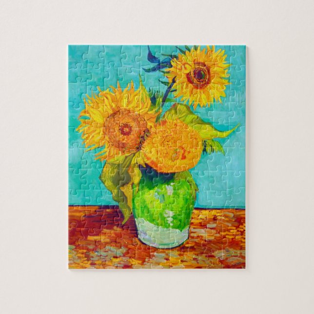 Van Gogh Sunflowers  Jigsaw Puzzle (Vertical)