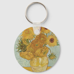 Van Gogh - Sunflowers Key Ring