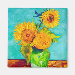 Van Gogh Sunflowers  Magnet