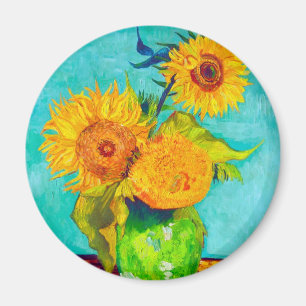 Van Gogh Sunflowers Magnet