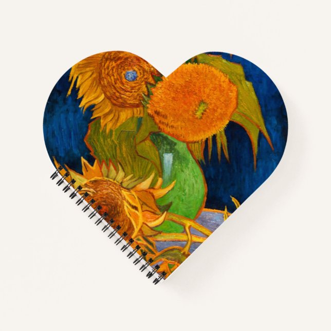 Van Gogh Sunflowers Notebook (Front)