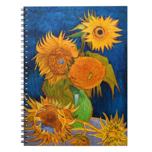 Van Gogh Sunflowers Notebook (Front)