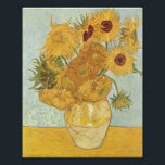 Van Gogh Sunflowers Photo Print<br><div class="desc">Vincent Van Gogh - Vase with 12 Sunflowers.</div>