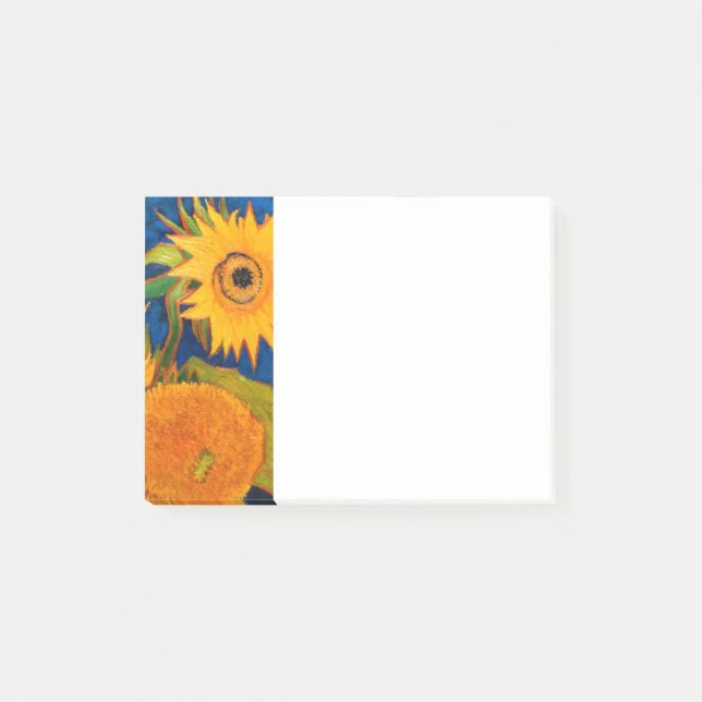 Van Gogh Sunflowers Post-it Notes (Front)