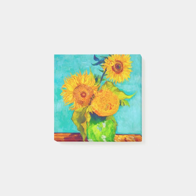 Van Gogh Sunflowers  Post-it Notes (Front)