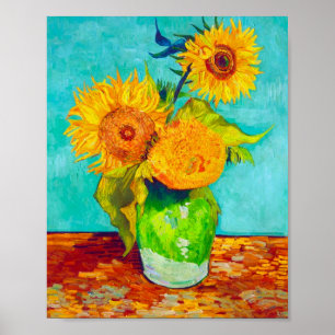 Van Gogh Sunflowers Poster
