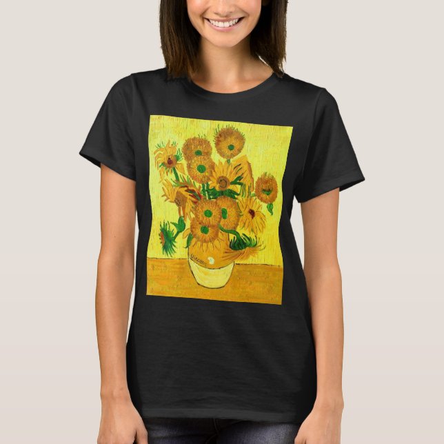 Van Gogh Sunflowers T-Shirt (Front)