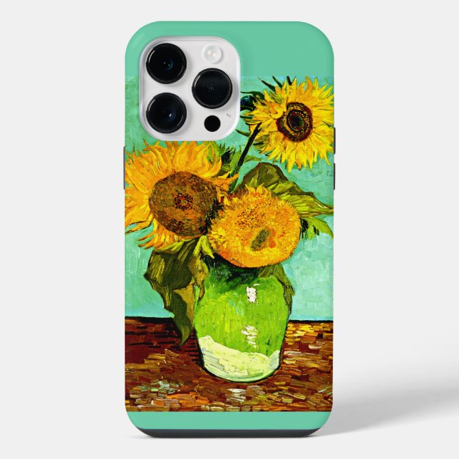 Van Gogh - Sunflowers, Three, iPhone Case (Back)
