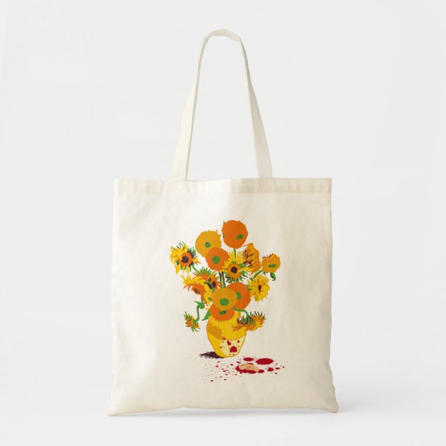 Van Gogh Sunflowers Tote Bag (Front)