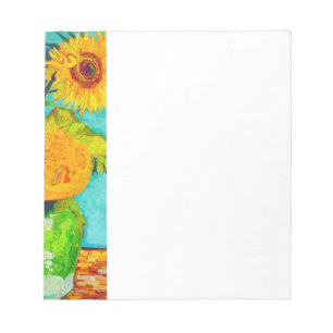 Van Gogh Sunflowers Updated Notepad