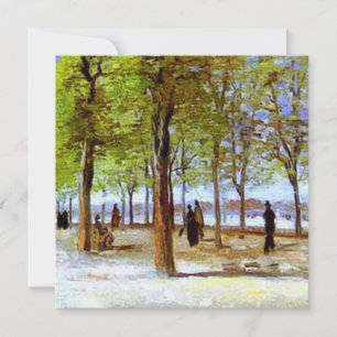 Van Gogh: Terrace in the Luxembourg Garden Card
