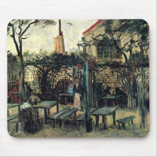 Van Gogh Terrace of a Cafe on Montmartre, Fine Art Mouse Mat