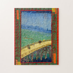 Van Gogh The Bridge in the Rain after Hiroshige Jigsaw Puzzle