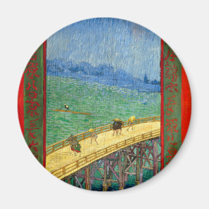 Van Gogh The Bridge in the Rain after Hiroshige Magnet